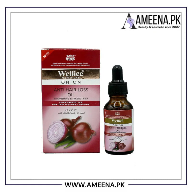 Wellice Onion Anti Hair Loss Oil Nourishing & Strengthen 30ml