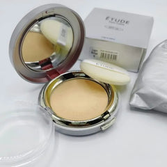 Etude Twin Cake Compact Powder With Puff And Pouch