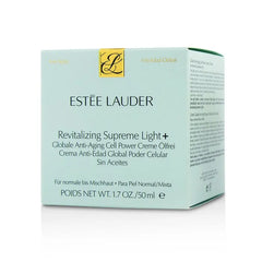 ESTEE LAUDER Revitalizing Supreme Light + Global Anti-Aging Cell Power Creme Oil-Free 50ml