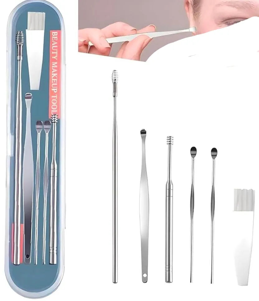 Ear Wax Cleaning Tools kit Set with Box Set of 6