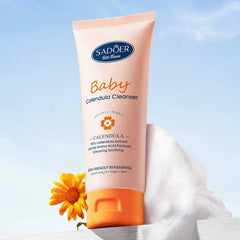 SADOER Baby Calendula Amino Acid Gentle Soothing Cleanser For Baby Face Foam Cleanser