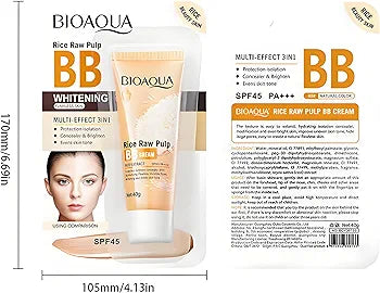 Rice puree Blemish BB Cream, Whitening and brightening BB Cream 40g