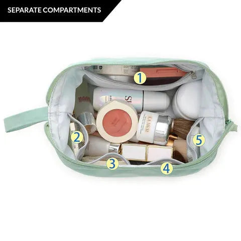 Multipurpose Double Layer Ultimate Makeup Cosmetic Bag