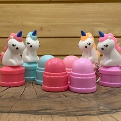 Unicorn Keychain Lip Balm Each