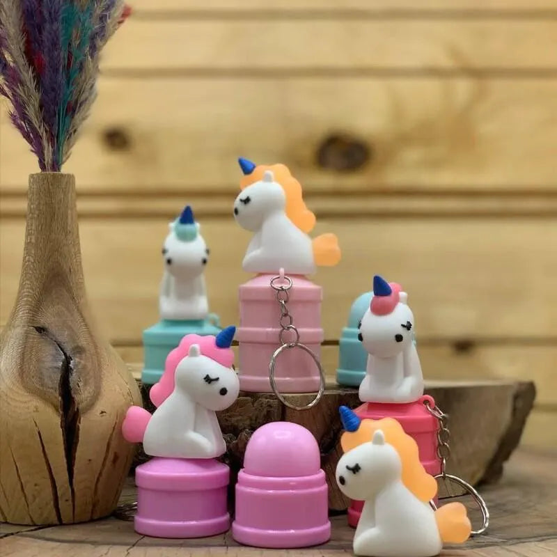 Unicorn Keychain Lip Balm Each