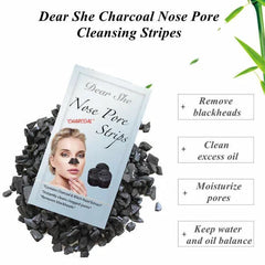 Dear She Charcoal Nose Pore Cleansing 10 Strips