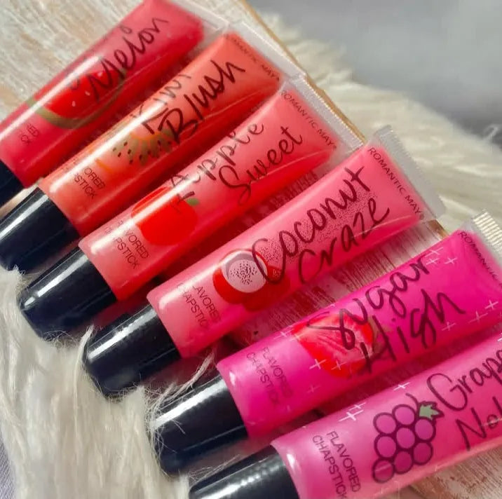 Romantic May Flavored Lipgloss Set 6Pcs