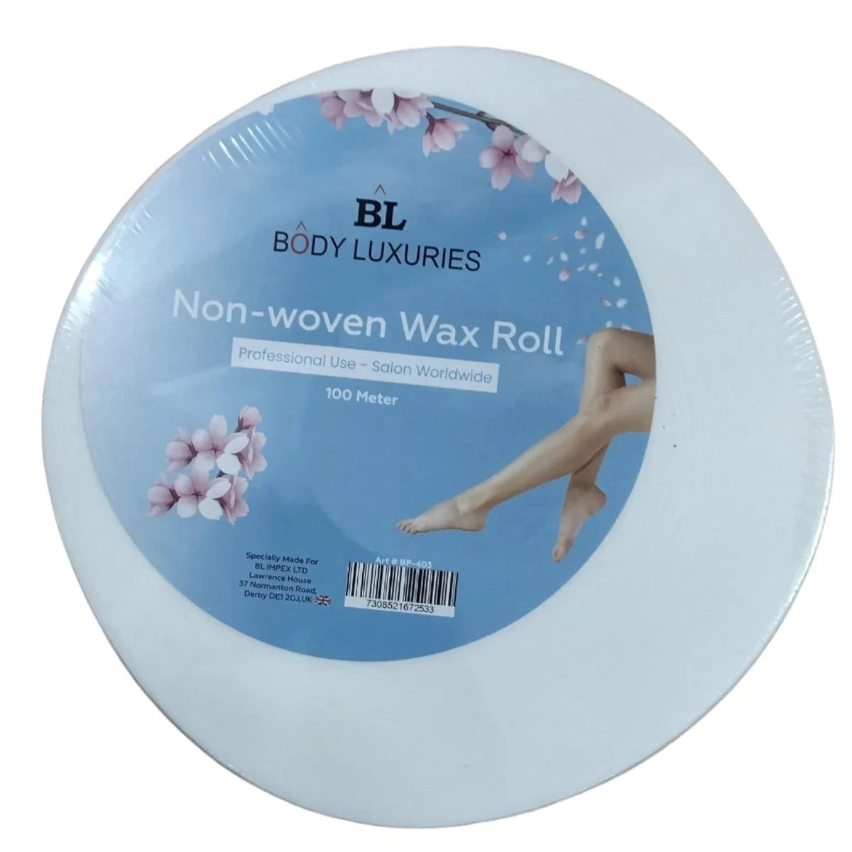 BODY LUXURIES  Non-woven Wax Roll 100 Meter