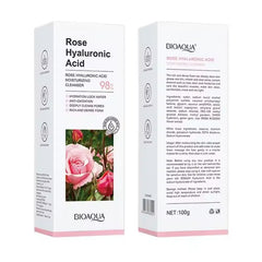 Bioaqua Gentle Rose Hyaluronic Acid Face Cleanser 100g