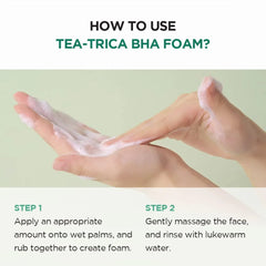 SKIN1004 Madagascar Centella Tea-Trica BHA Foam 4.22 fl.oz, 125ml