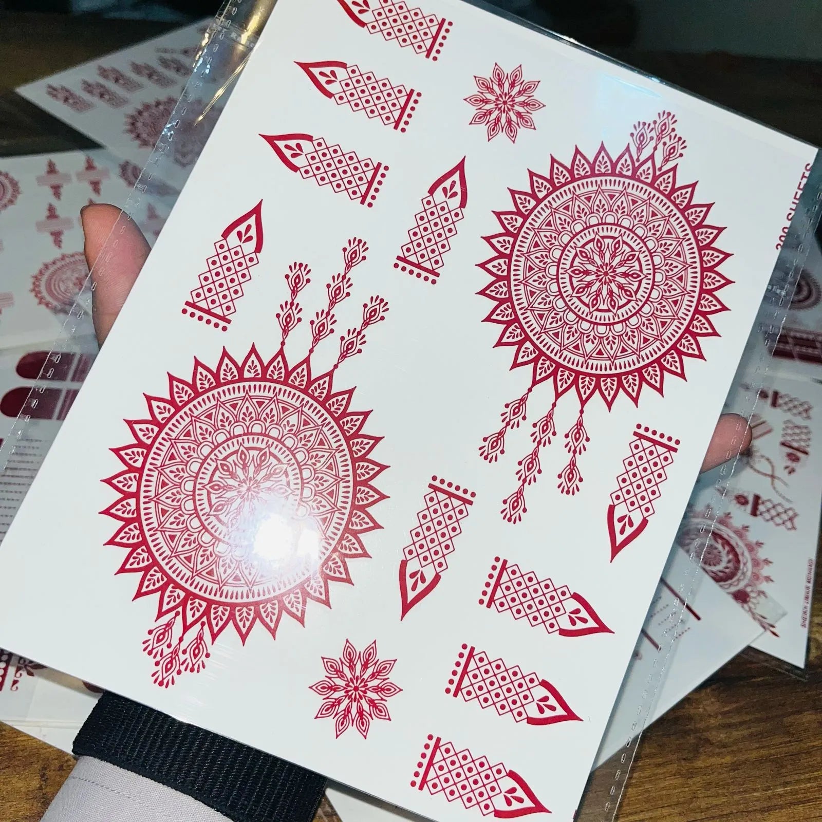 Simple Aesthetic Full Hand Sticker Mehndi