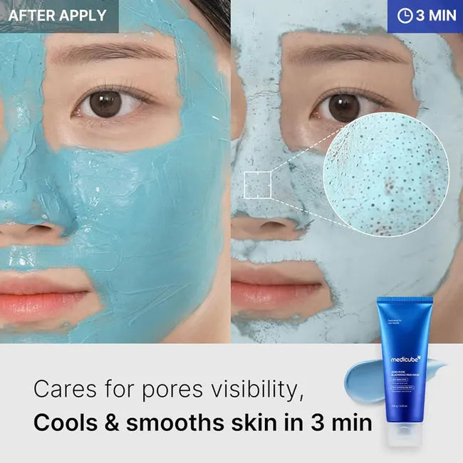 Medicube Zero Pore Blackhead Mud Mask  - 100g  (Free Applicator)