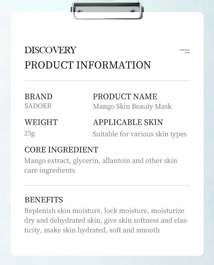 Sadoer Botany And Fruits Lemon Hydrating Face Sheet Mask - 25g