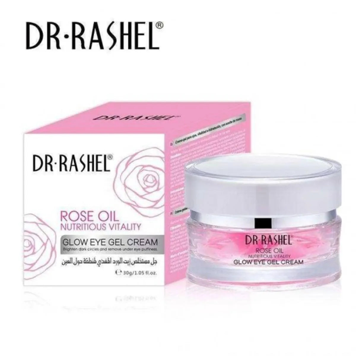 Dr.Rashel Rose Oil Nutritious Vitality Glow Eye Gel Cream - 30g