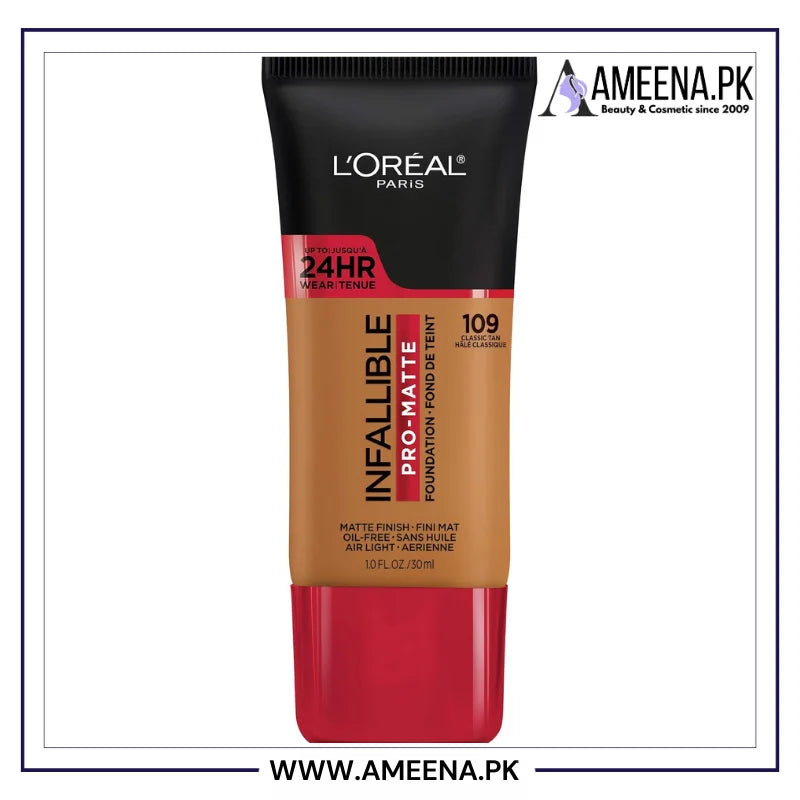 L'Oreal Paris Infallible Pro-Matte Liquid Longwear Foundation