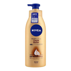 Nivea Cocoa Butter Dry Skin Body Lotion, With Deep Moisture Serum