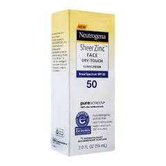 Neutrogena Sheer Zinc Mineral Sunblock SPF 50 - 59ml