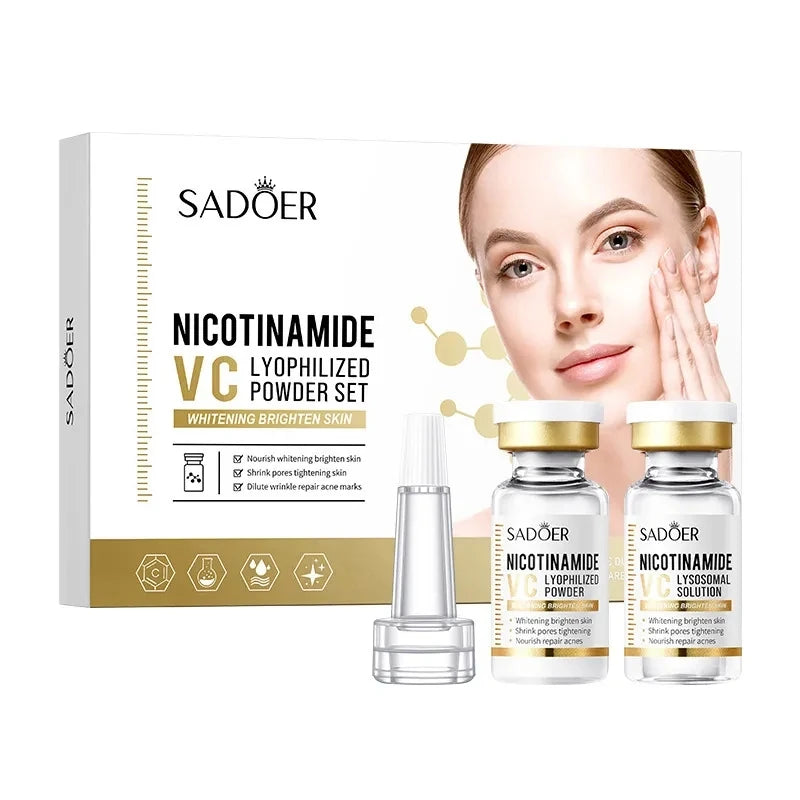 SADOER Nicotinamide Vitamin C Freeze-Dried Powder Set