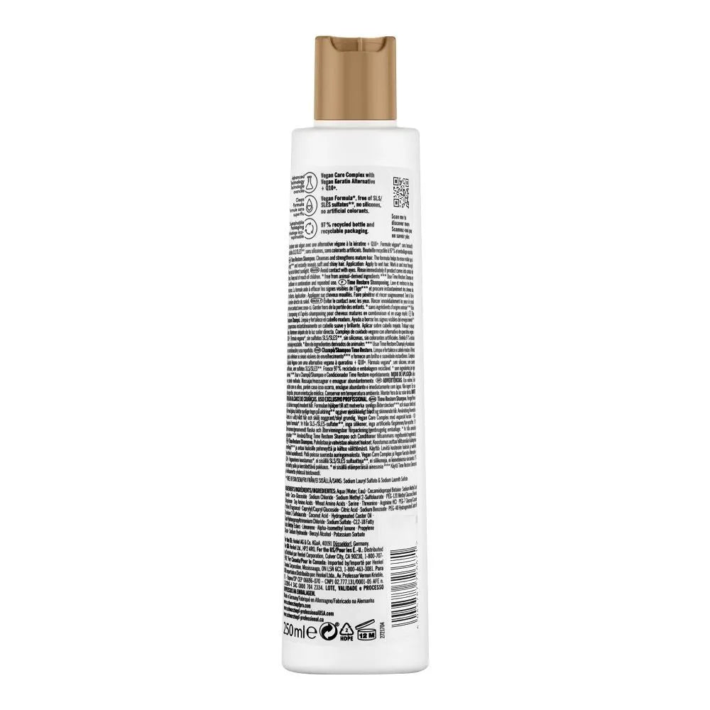 Schwarzkopf BC Bonacure Time Restore Q10+ Shampoo – For Mature & Fragile Hair – 250ml