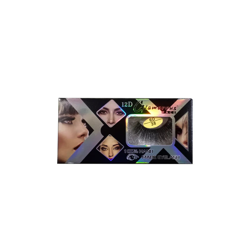 Glamorous Face 12D Mink Hair Eyelashes 10 Pieces GF 8068