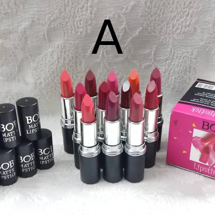 12 Pcs Bob Lipsticks Set