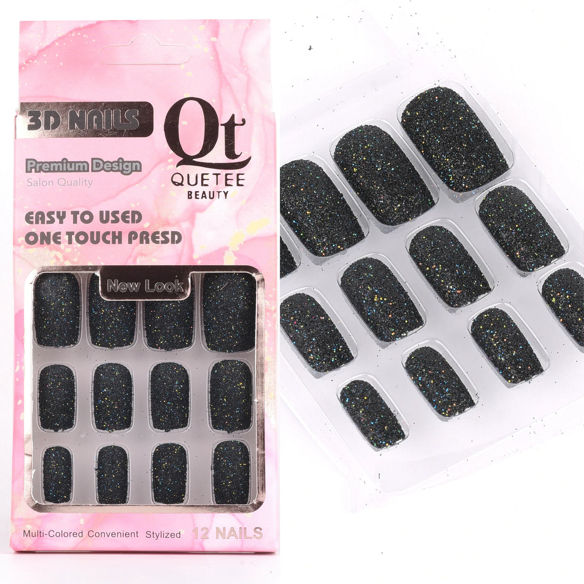 Quetee Beauty 3D Nails Premium Design Thirteen