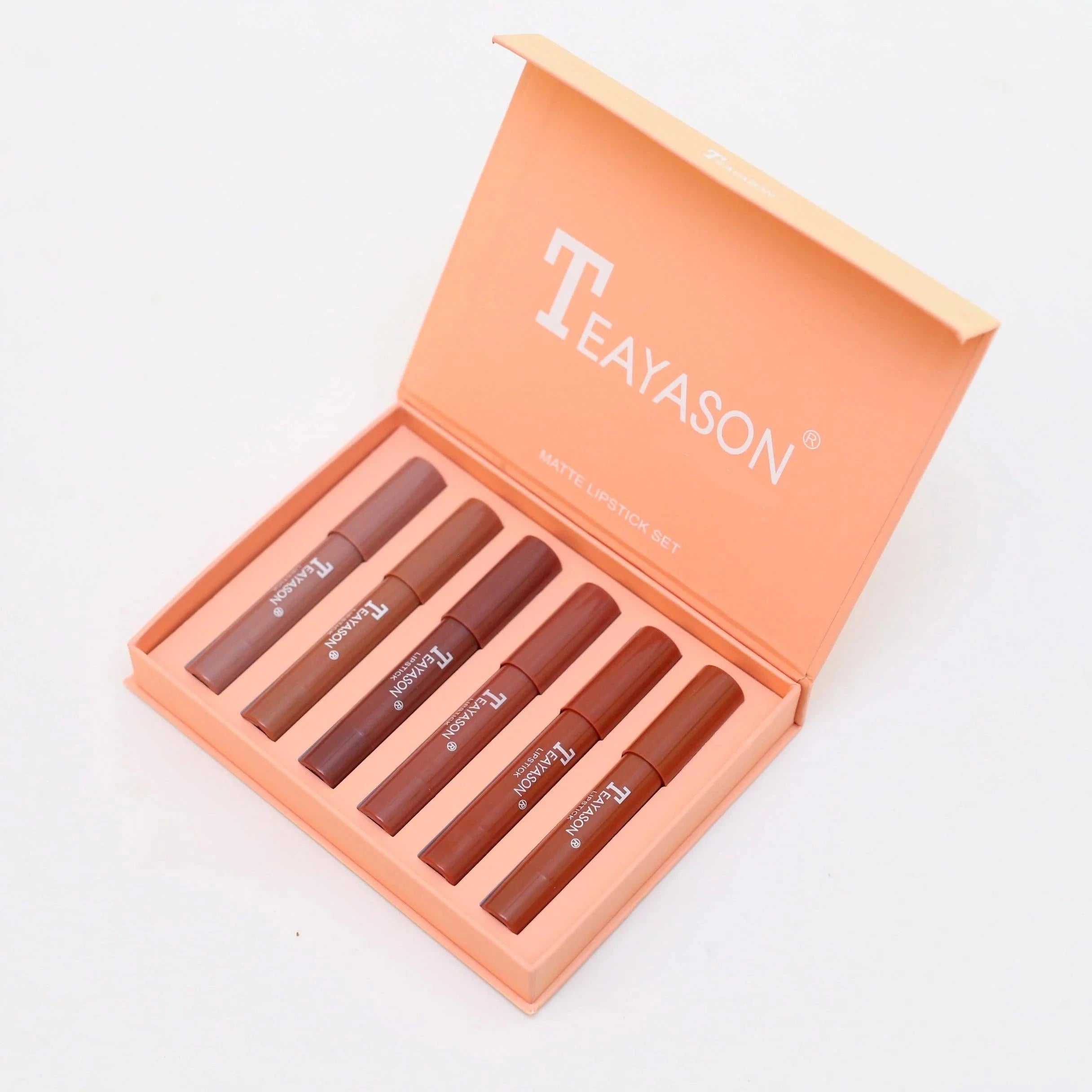Set of 6 Teayason Nude Lipsticks