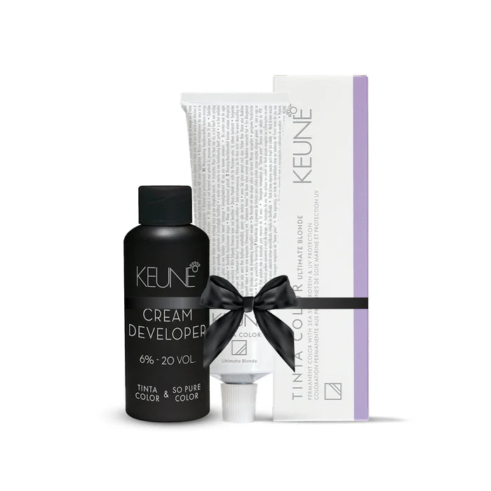 KEUNE TINTA DEAL ULTRA ASH BLONDE 3011 with Keune Developer 20 Volume - 60 ml