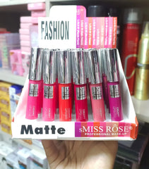 6 Pcs Miss Rose Lip Gloss Crayons Set