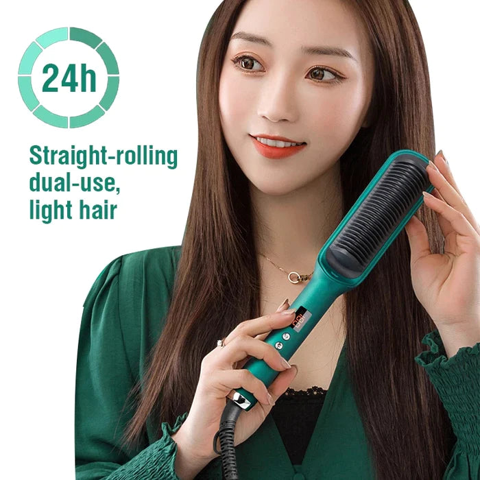909 LED Hair Straightening Brush