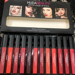 Huda Beauty Matte Lipgloss Set of 12