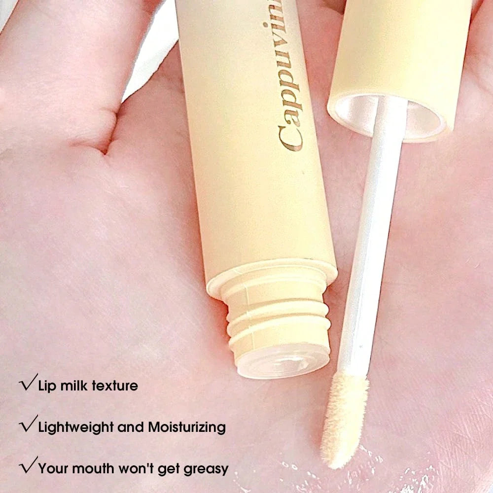 Cappuvini Cheese Lip Gloss & Lip Balm Set