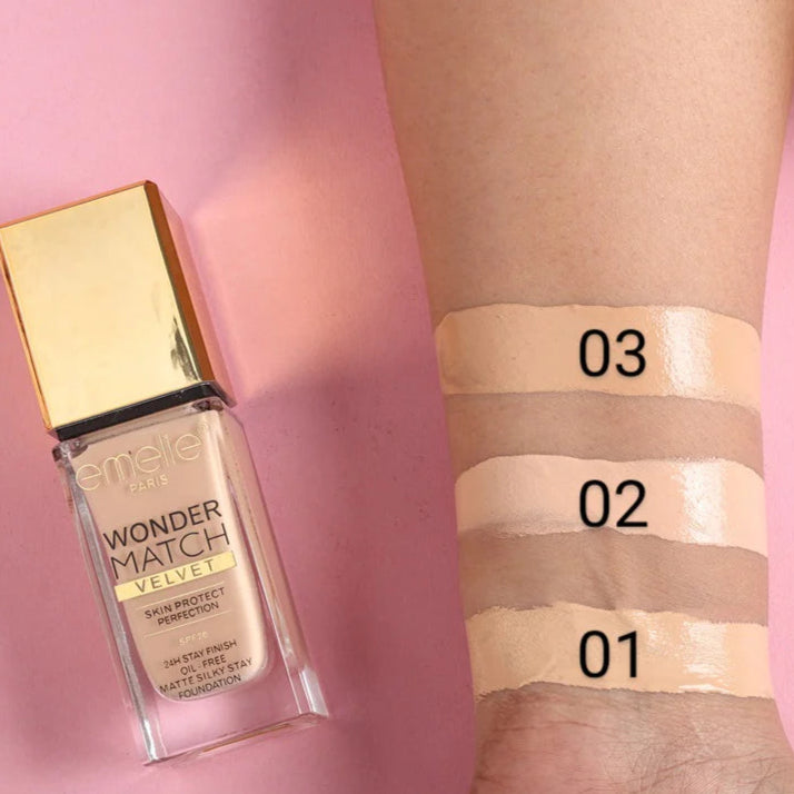Emelie Wonder Match Velvet Skin Protect Perfection – 35ml
