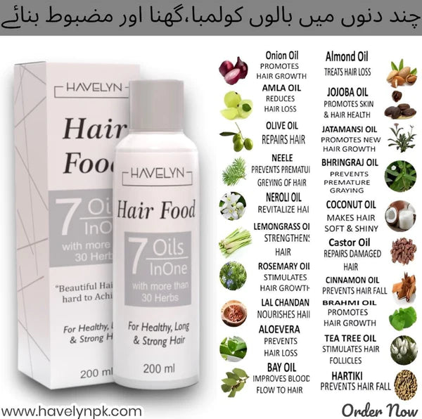 Havelyn Hair Food Oil For Healthy Long & Strong Hair (Original)