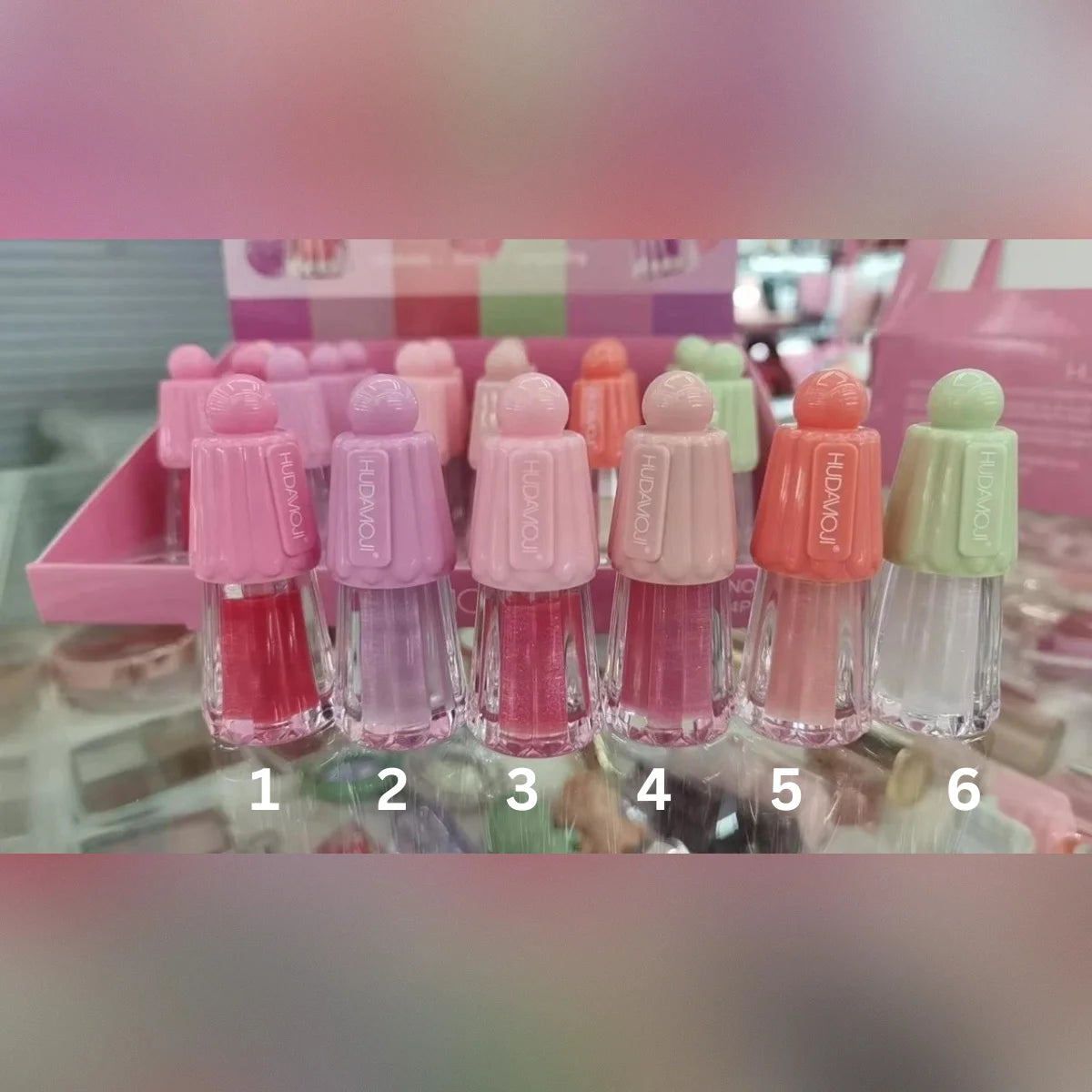 HUDAMOJI Shimmer Lip Oil