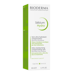 Bioderma Sebium Hydra Ultra-Moisturising Cream - Very Dry Acne Prone Skin, 40ml