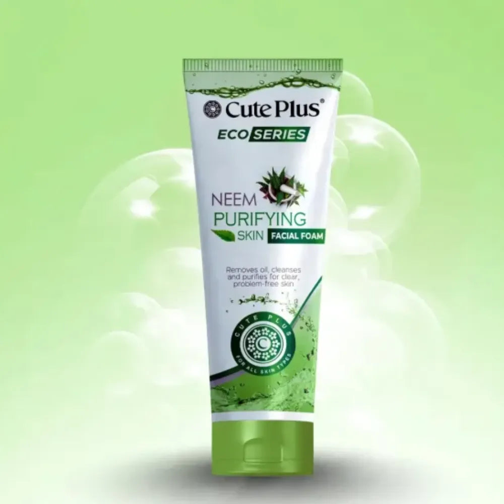Cute Plus Eco Series Neem Purifying Facial Foam - 100ml