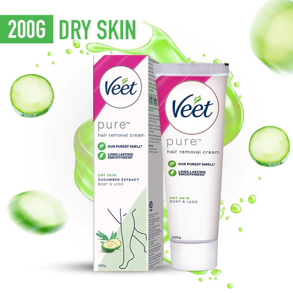Veet Pure Hair Removal Cream for Dry Skin - Body & Legs