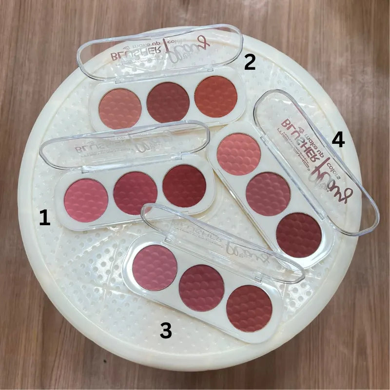MSYAHO 3-Color Blush Palette