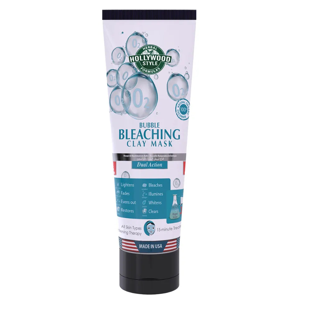 Hollywood Style Organic Bubble Bleaching Clay Mask - 100ml