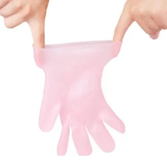 1 Pair Reusable Gel Silicone Hand Gloves