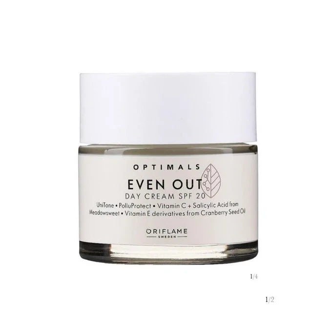 Oriflame Even Out Day Cream SPF 20 – Brightening & Protective Daily Moisturiser