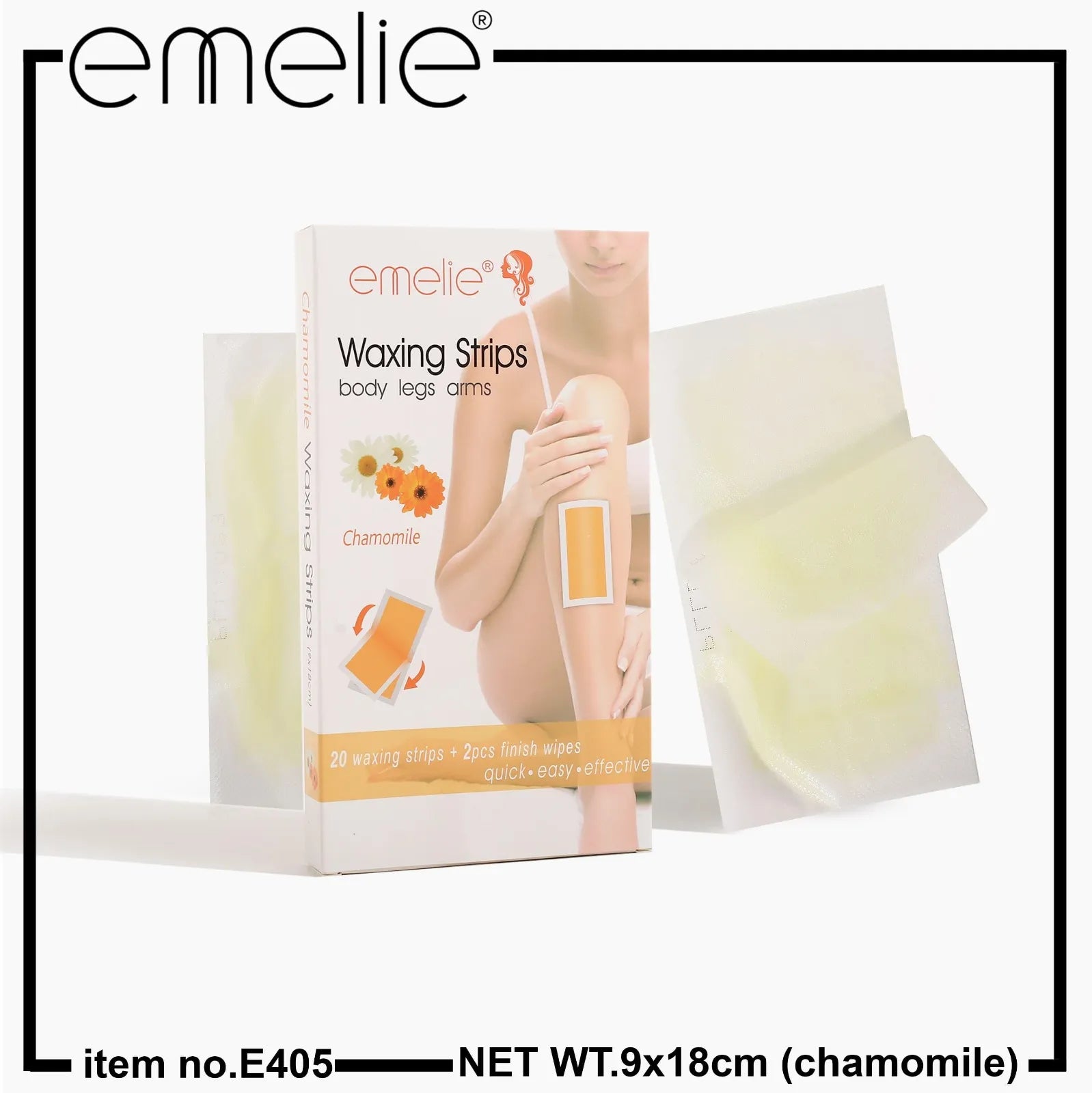 Emelie wax Strip Box Each