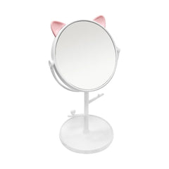 Cat Ear Makeup Mirror with Stand