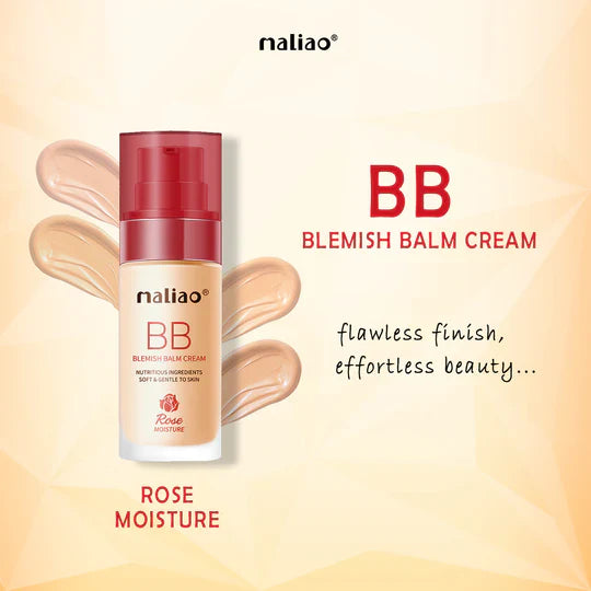 Maliao BB Blemish Balm Cream Rose Foundation Moisture - 30ml