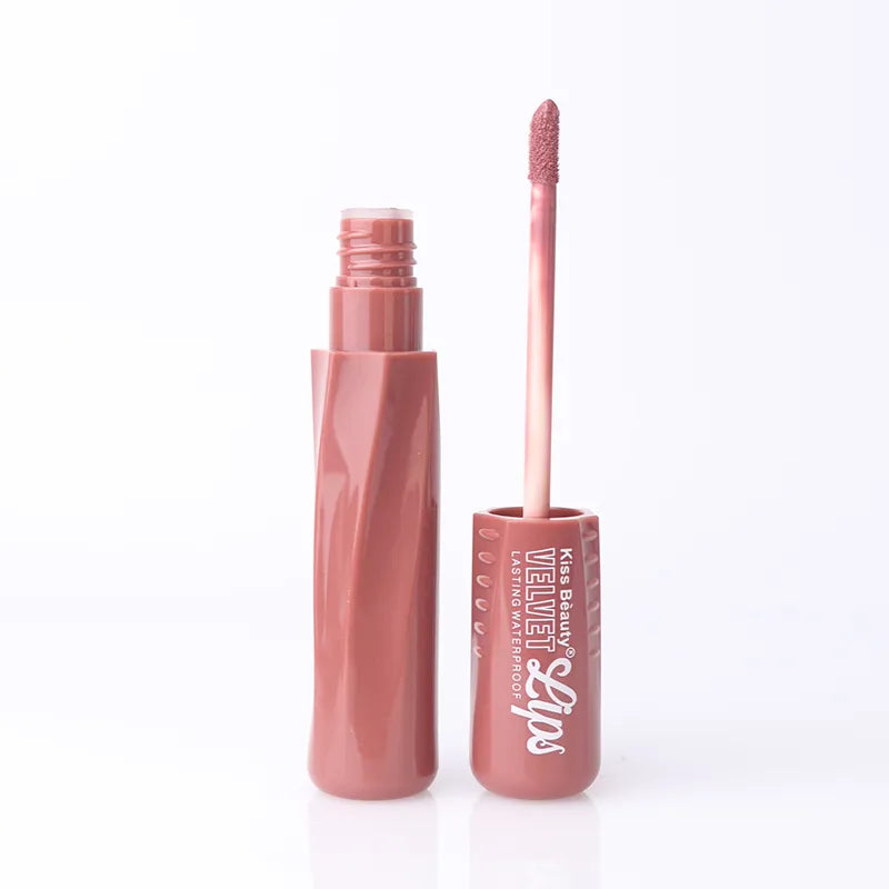 Kiss Beauty Velvet Long Lasting  Waterproof Lipgloss