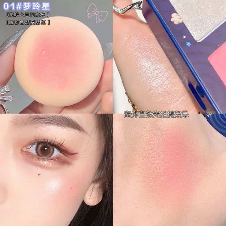 Biya Korean Highlighter & Blush Palette