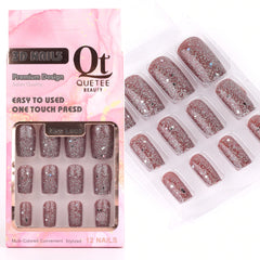 Quetee Beauty 3D Nails Premium Design Twenty Four