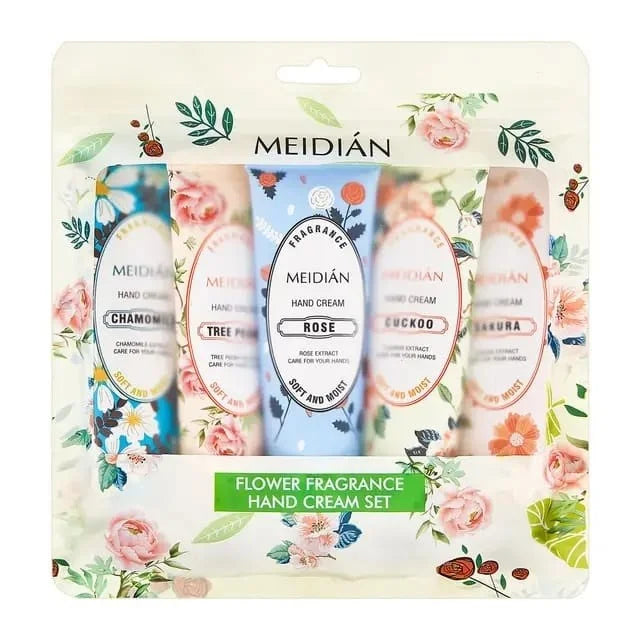 Meidian Flower Fragrance Hand Cream Set (Pack of 5)