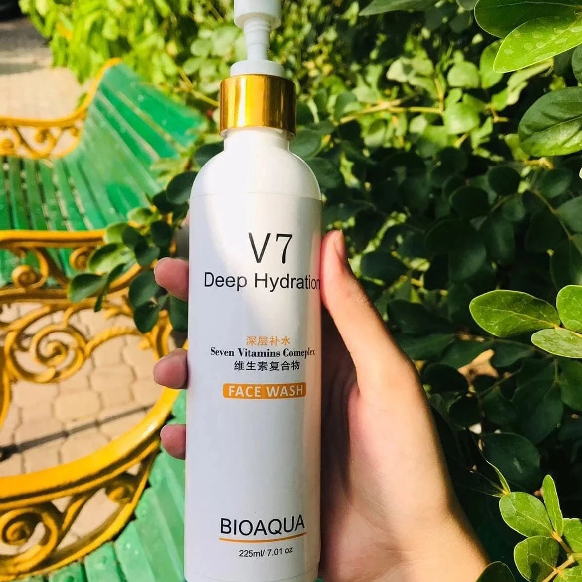 Bioaqua V7 Deep Hydration Face Wash 225ml
